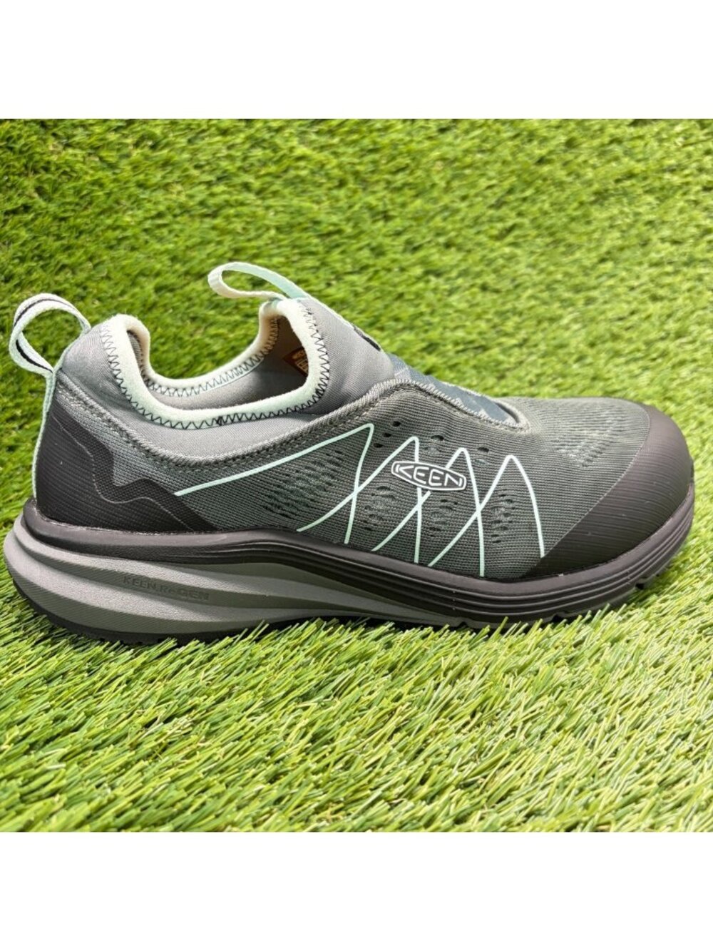 Keen Utility Vista Energy Shift Women Size 8 Gray Black Composite Toe Work Shoes